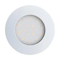 Встраиваемый светильник LED PINEDA-IP 96416 Eglo уличный IP44 белый 1 лампа, плафон белый в стиле современный LED